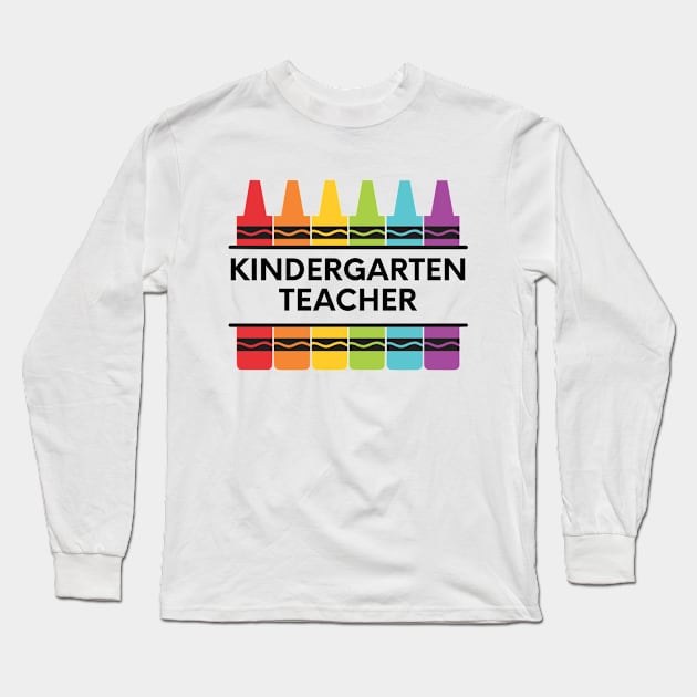 Kindergarten Teacher Long Sleeve T-Shirt by EtheLabelCo